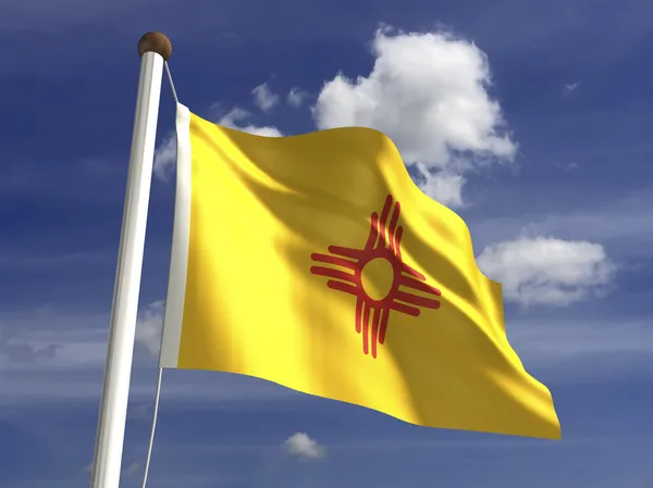 Прапор Нью-Мексико — стокове фото