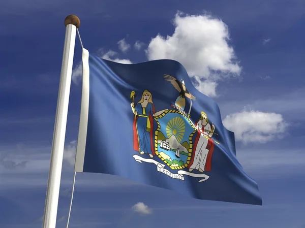 Vlag van New york — Stockfoto