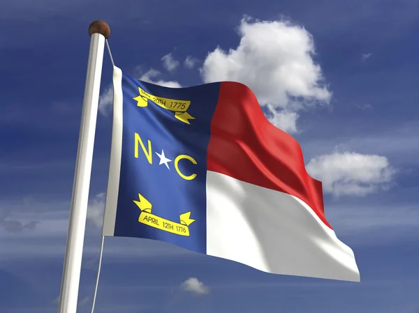 North Carolina Flag — Stock Photo, Image