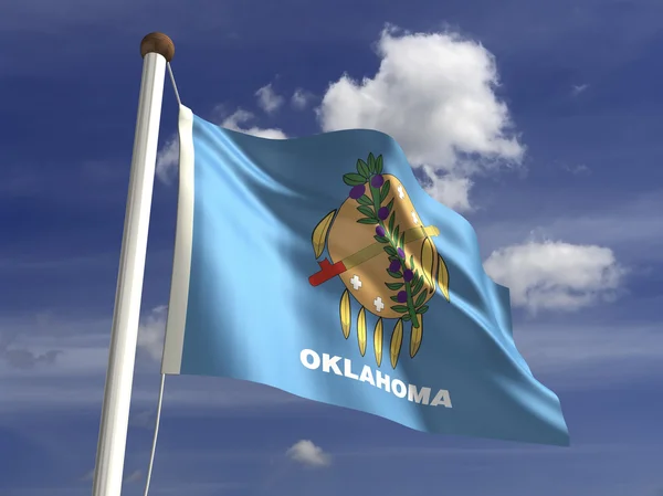 Bandera de Oklahama — Foto de Stock