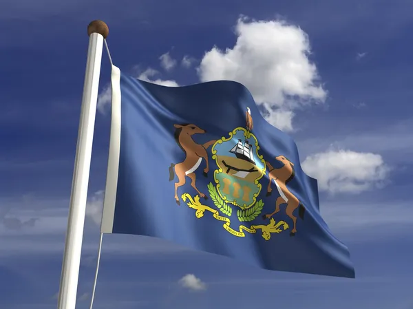 Pennsylvania Flag — Stock Photo, Image