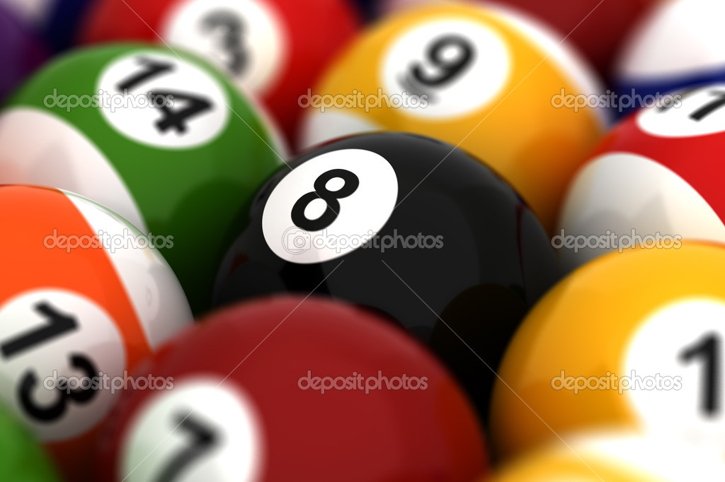 Billiard Ball Closeup