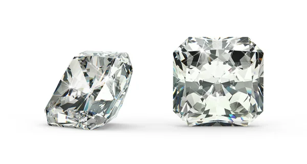 Radiant cut diamant — Stockfoto
