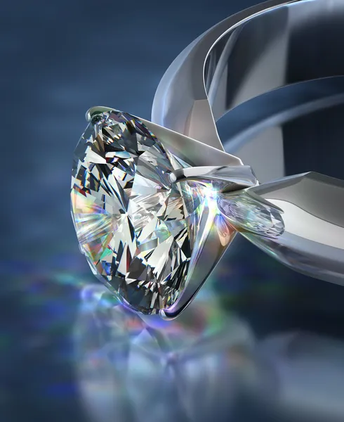 Diamantring — Stockfoto