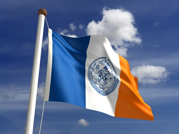 Vlag van New york — Stockfoto