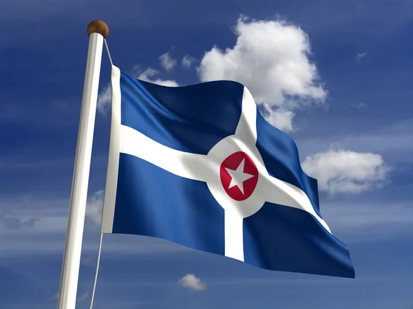 Indianapolis City Flag — Stock Photo, Image