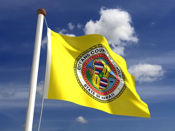 Bandera de Honolulu City — Foto de Stock