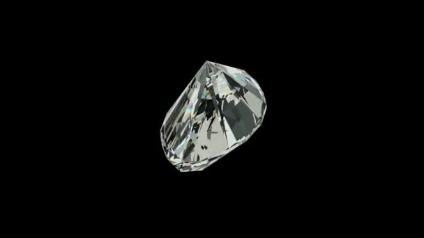 Marquise cut diamant — Stockvideo