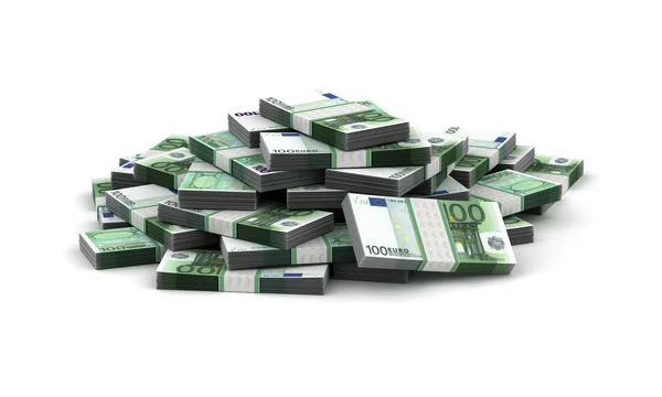 Stack of Euro — Stock Photo, Image