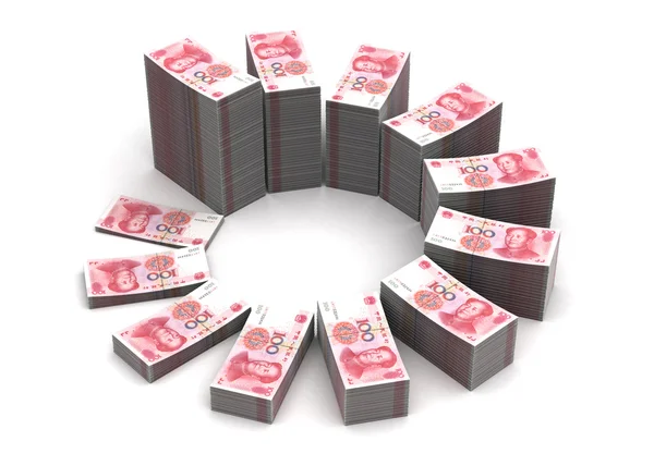 Yuan Chart — Stock Photo, Image