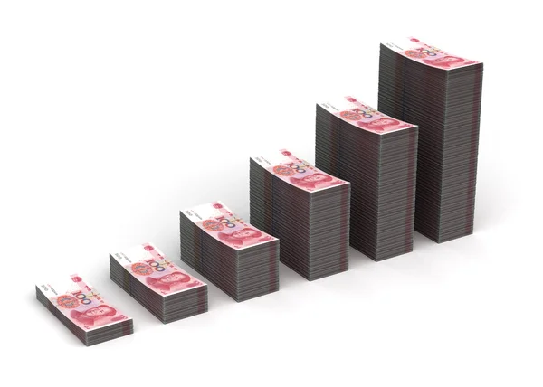 Yuan Graph — Stock Photo, Image