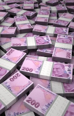 Türk Lirası yığını