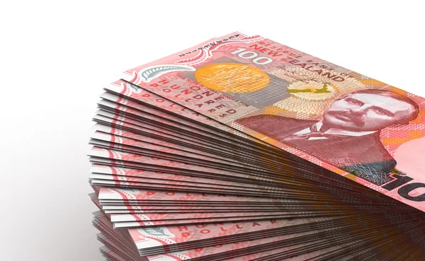 Стек новозеландского доллара — стоковое фото