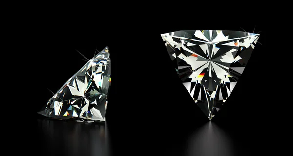 Diamant im Billionenschliff — Stockfoto