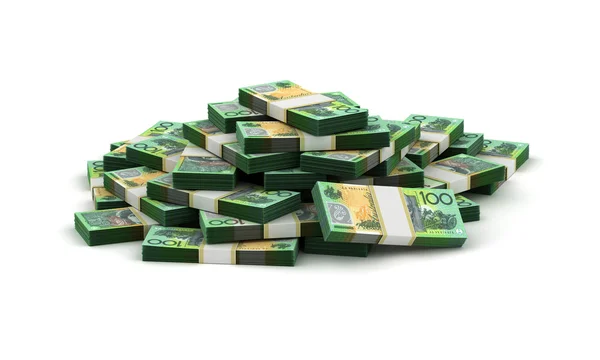 Stapel van Australische dollar — Stockfoto