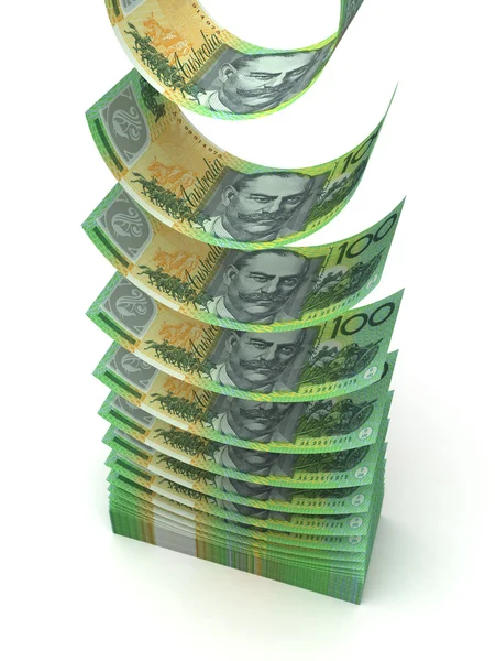 Літаючих Австралійський долар — стокове фото