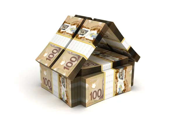 Concepto inmobiliario Dolar canadiense — Foto de Stock