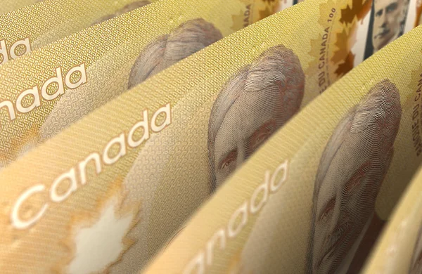 Canadian Dollar Closeup — Stock Photo, Image