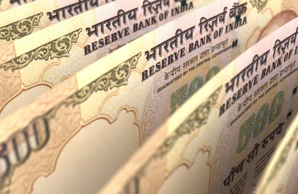 Indian Rupee Closeup — Stock Photo, Image