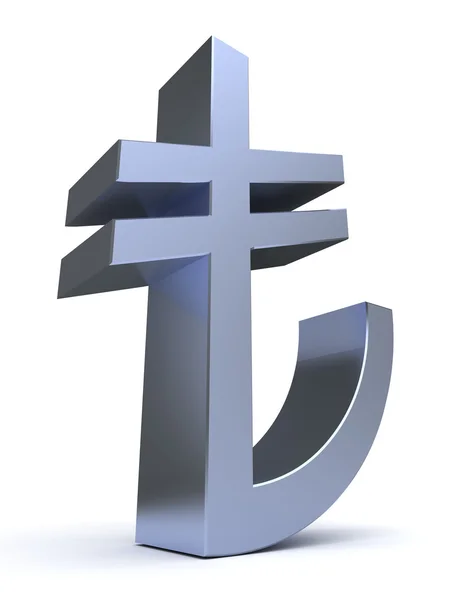 Simbolo della lira turca — Foto Stock