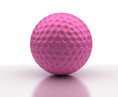 pembe golf topu