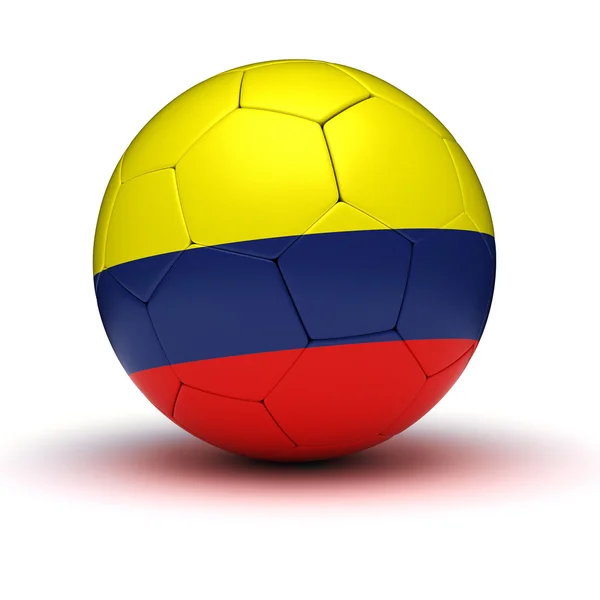 Kolombiyalı bir futbol — Stok fotoğraf