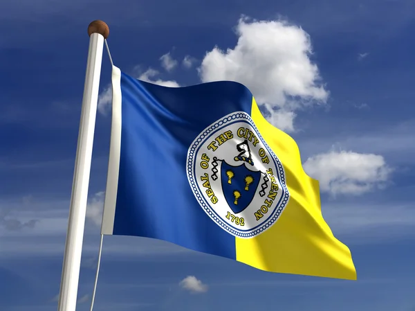 Trenton stad vlag — Stockfoto