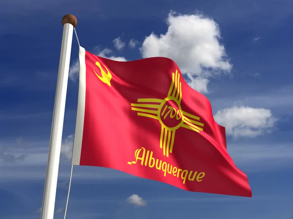 Albuquerque City Flag — Stock Photo, Image