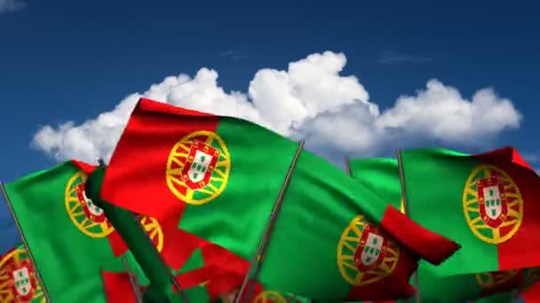 integetett a portugál zászlók