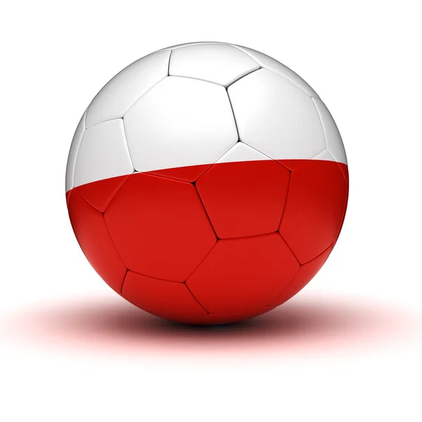 Polska fotboll — Stockfoto