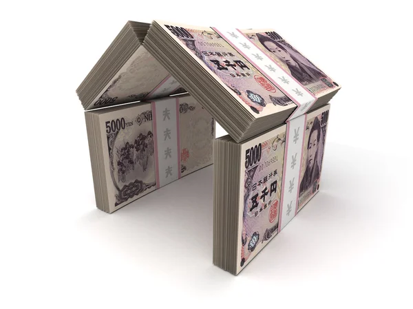 Real Estate Concept Japanese Yen — Stock Photo, Image