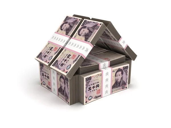 Conceito imobiliário Yen japonês — Fotografia de Stock