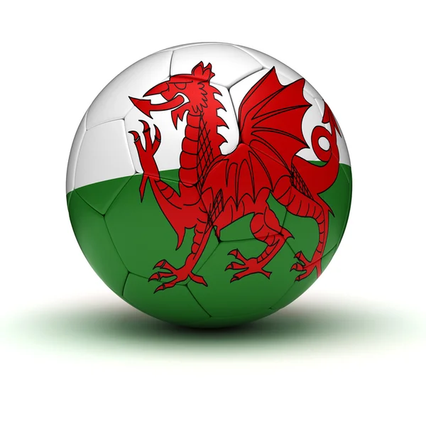 Walijski-piłka nożna — Zdjęcie stockowe