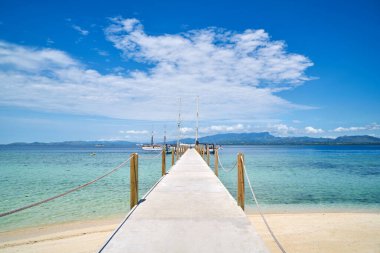 Fiji 'deki Tavua Adası ünlü bir tatil yeridir..                               