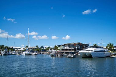 Fiji 'deki Denarau Limanı.                               