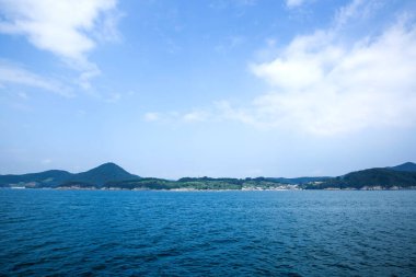 Hallyeohaesang Ulusal Deniz Parkı Tongyeong-si, Güney Kore.
