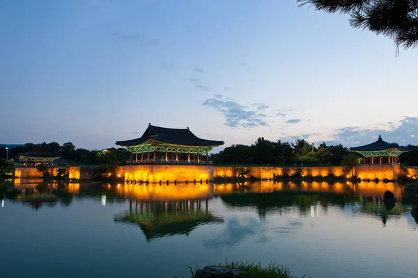 Gyeongju Donggung Palace Wolji Pond Famous Sightseeing Spot Gyeongju — Stock fotografie