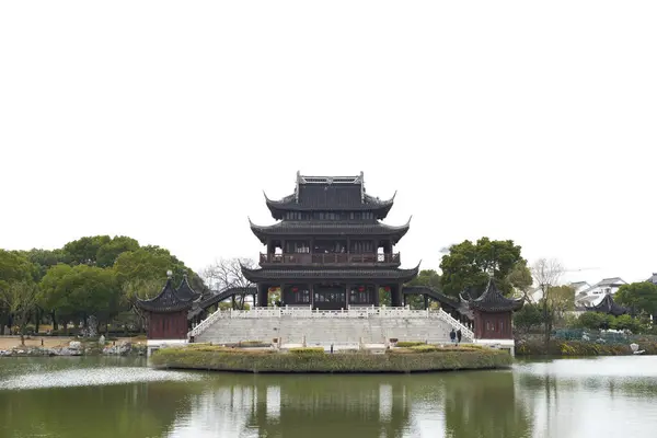 Słynny Kierunek Turystyczny Suzhou Chiny — Zdjęcie stockowe