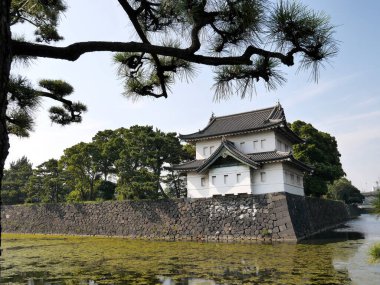 Tokyo, Japonya 'daki Kraliyet Sarayı.