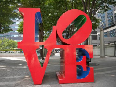 Japonya'da Tokyo cityscape.