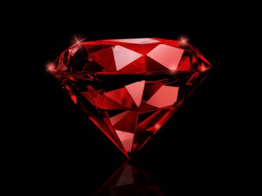 Siyah arkaplanda göz kamaştırıcı elmas taşları