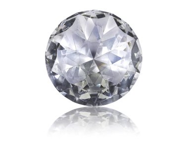 yüksek kaliteli beyaz zemin üzerine elmas