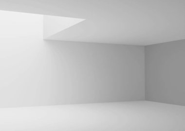 Modern parlak iç mekanlar. 3B görüntüleme