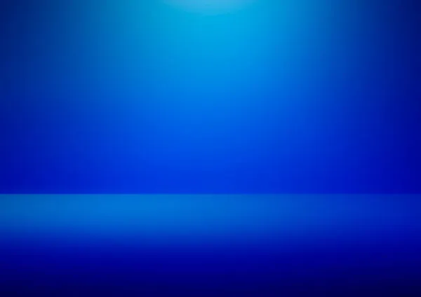 Quarto Azul Escuro Vazio Com Fundo Abstrato Azul Gradiente Para — Fotografia de Stock