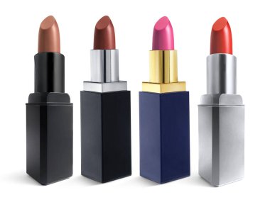 Renkli Rujlar üzerinde beyaz izole kümesi