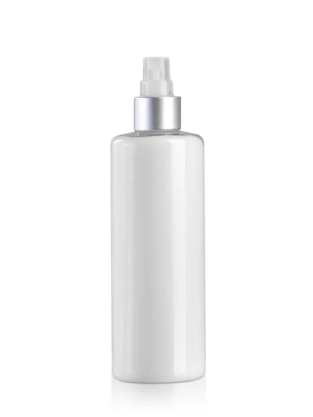 Sprayflaska Vit Isolerad Vit Bakgrund — Stockfoto