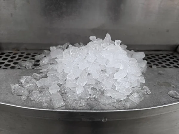 Ice Making Machine Which Placed Modern Restaurant — Stock Photo, Image