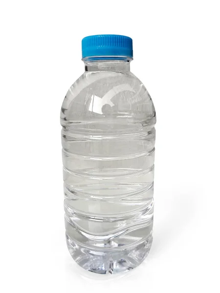 Leere Wasserflasche Auf Weißem Hintergrund — Stockfoto