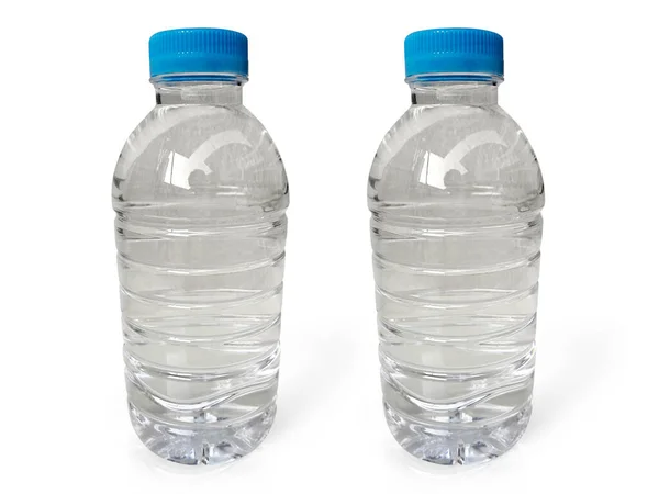 Empty Water Bottle White Background — Stock Photo, Image