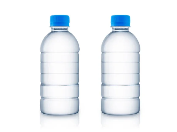 Leere Wasserflasche Auf Weißem Hintergrund — Stockfoto